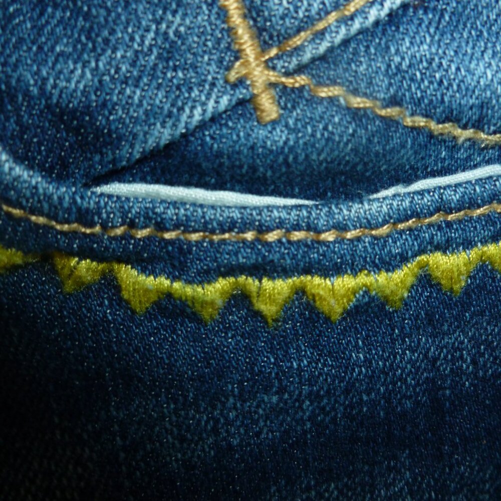 Beautiful bird style jeans, Vigoss, Size 8, Blue - Picture 5 of 7